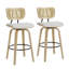 Tabouret de bar pivotant à hauteur de comptoir 26 po-125578921