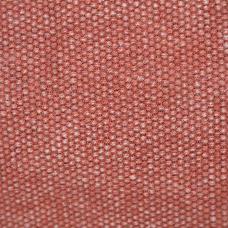 Housse de coussin en coton Neera Adobe, Rose poudré / argile pâle