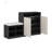 Livingroom Cabinet With Shoe Bench, 2 Doors, 3-Tier Adjustable Shelves, Entryway Bench With 4 Open Racks And Removable Cushion-492680676