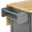 Hardiman 53.75" Kitchen Island with  Locking Wheels-1154830140