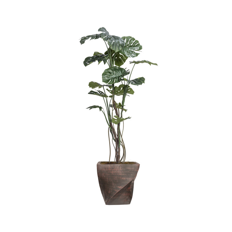 80,5 po Faux plante Monstera en pot
