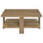 Rustic 3-Piece Coffee Table Set with Functional Storage and Display