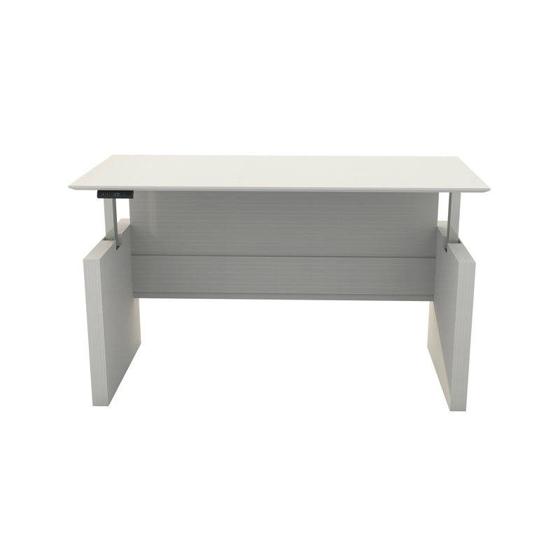 Medina Height-Adjustable 72" Straight Height Adjustable Desk, White