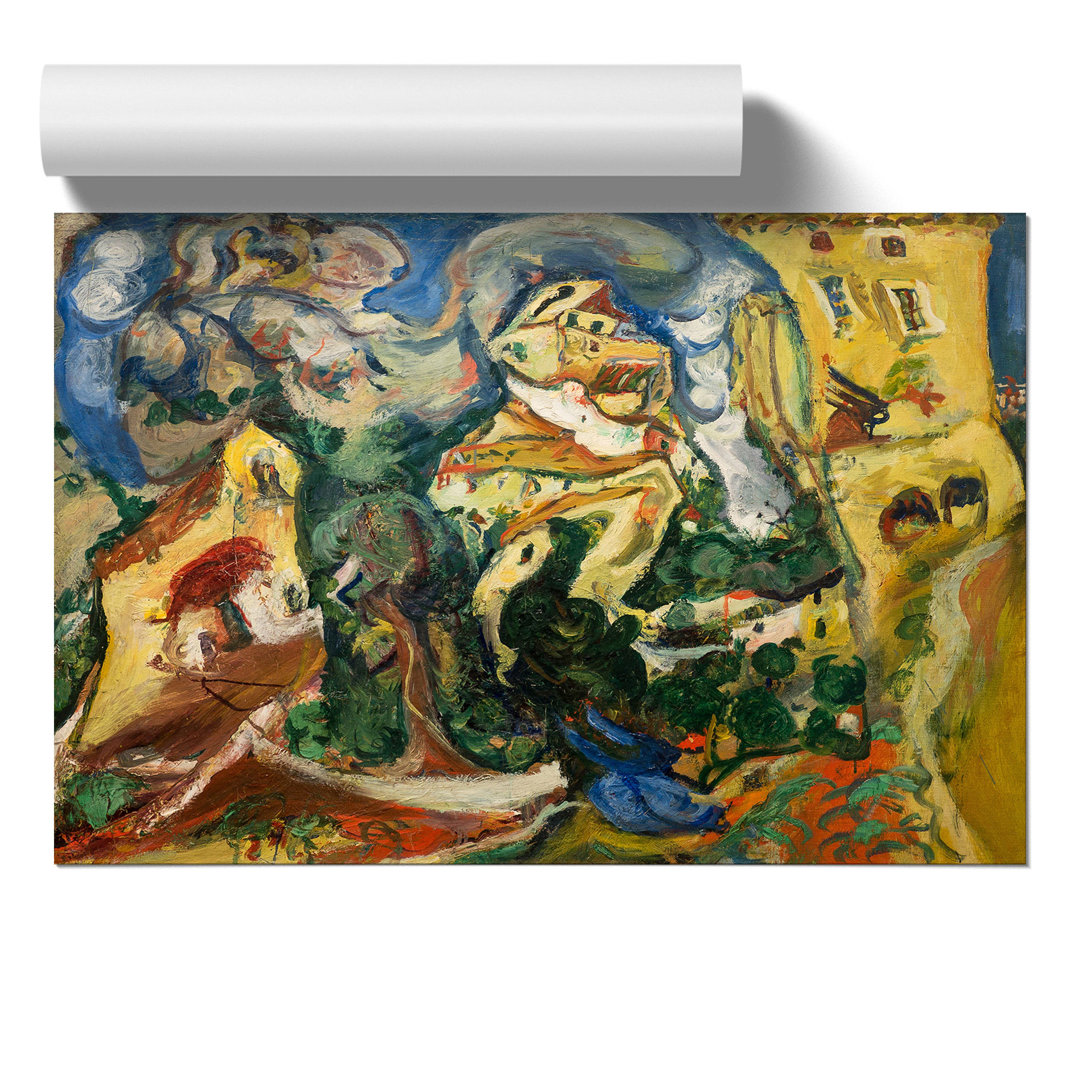 The Village by Chaim Soutine - Frameless Print
