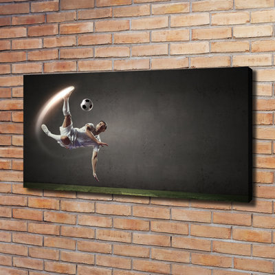 Footballer - Wrapped Canvas Print