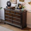 Armoire d'appoint en noyer massif