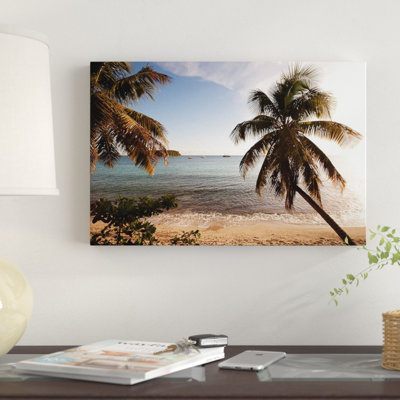 " Palm Trees On Beach At Sunset, Culebra Island, Puerto Rico " by Panoramic Images