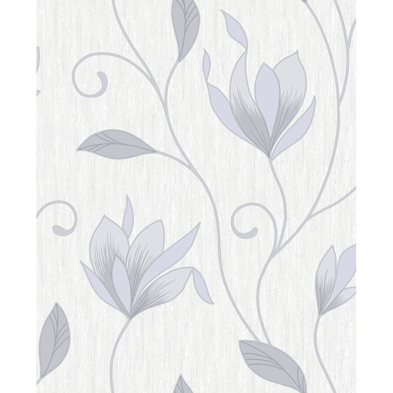 Agustina Floral Roll, Gray