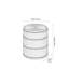Rattan Core Metal Accent Stool-123222763