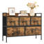 Akimi Steel 98.2 cm W Chest of 5 Drawers