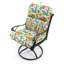 Coussin de chaise d'extérieur 22 "x 45" avec attaches et boucles (ensemble de 2)