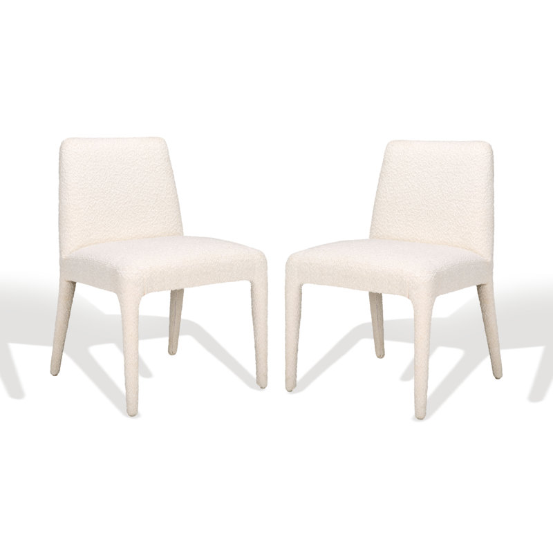 Derrick Upholstered Dining Chair, Cream
