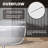 47" Freestanding Solid Surface Bathtub With Pop-Up Drainage And Overflow-122443726