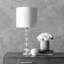 Lampe de table transparente 27 po Fike