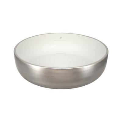 Bliss Ceramic Round Drop-In Bathroom Sink