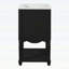 24'' Bathroom Vanity with Ceramic Sink,Two Soft-Close Drawers,Open Shelf-1877449752