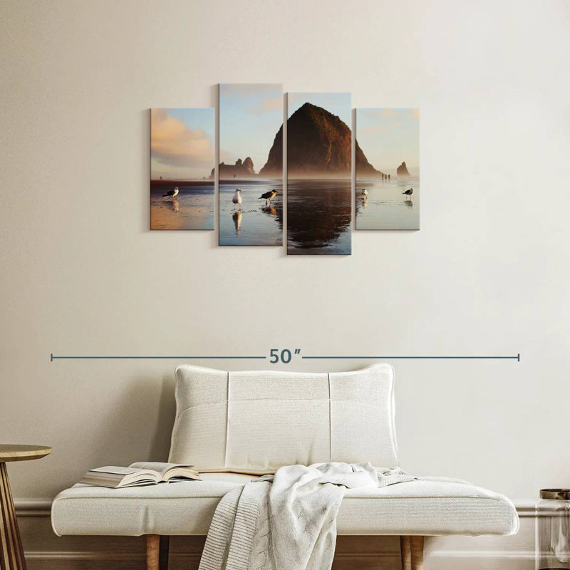 Gillard Haystack Rock Seagulls, 22" H x 36" W