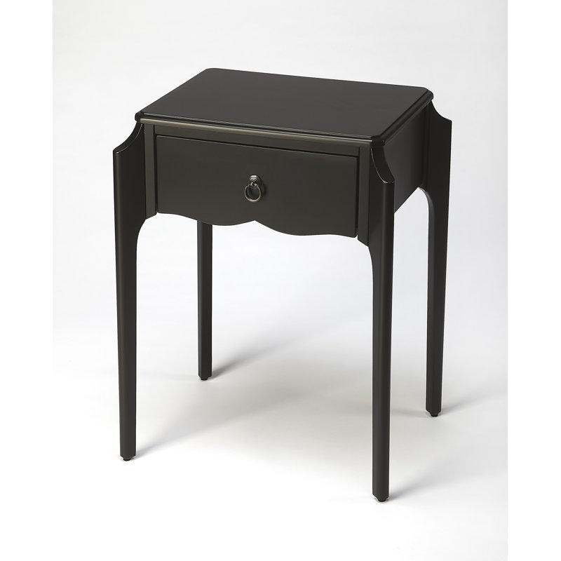 Zaniyah 1 Drawer Nightstand, Dark Brown