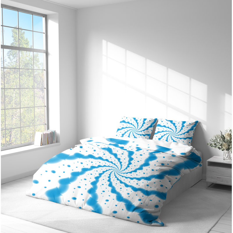 Abstract Duvet Cover, King Duvet Cover + 2 King Shams