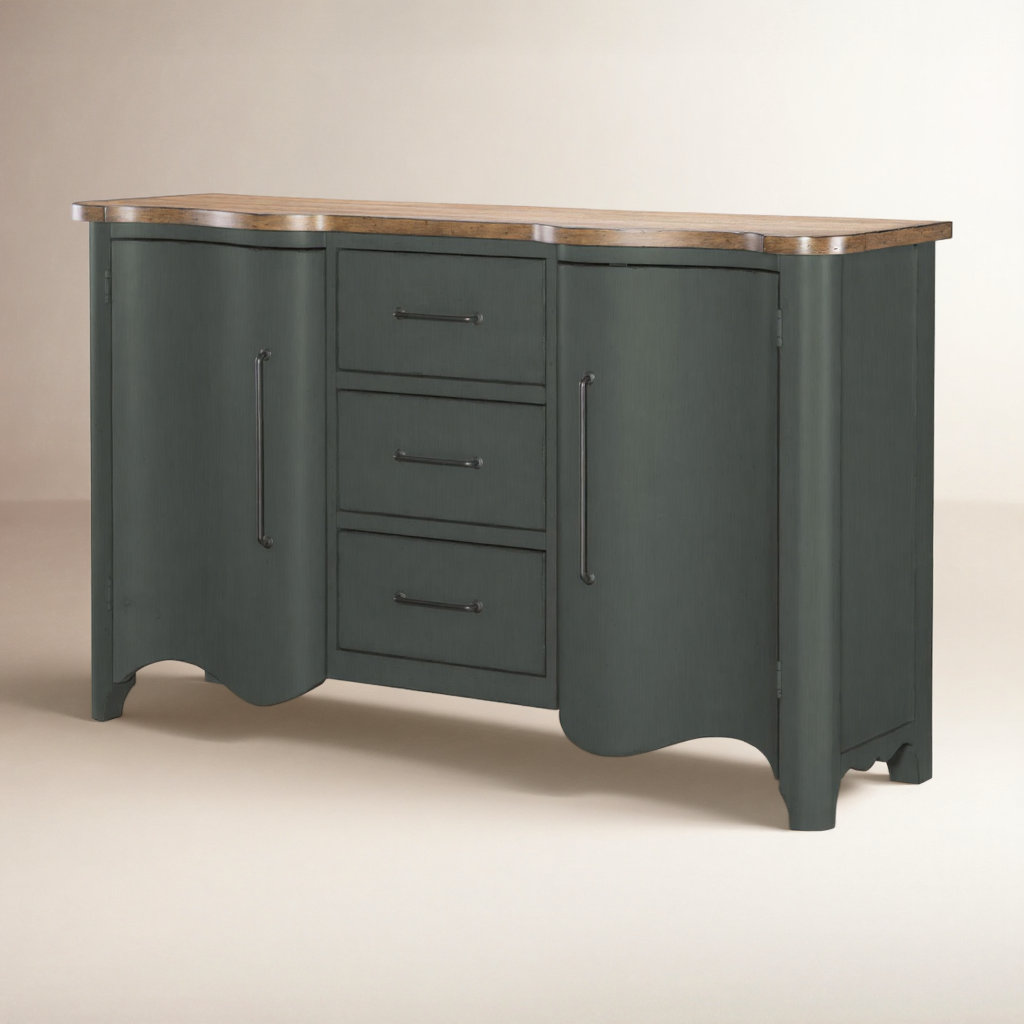 Country Living 3-Drawer Accent Chest 3, Brown