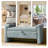 Albira Modern 45.5" Drop-down Storage Boucle Bench with Sturdy Wooden Frame-1225037483