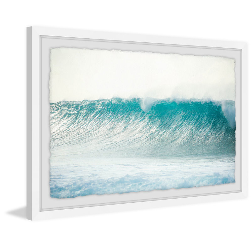 «Abdirazaq On the Edge» par Morgan Hartley - reproduction de photo, H 8 po x l 12 po x P 1,5 po, Cadre blanc à bords frangés
