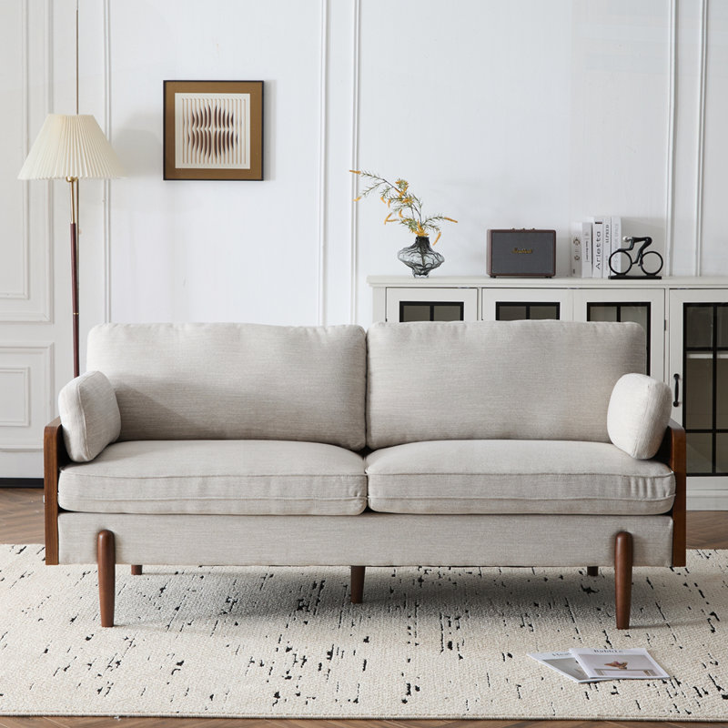 Canapé Mid-Century moderne, Beige