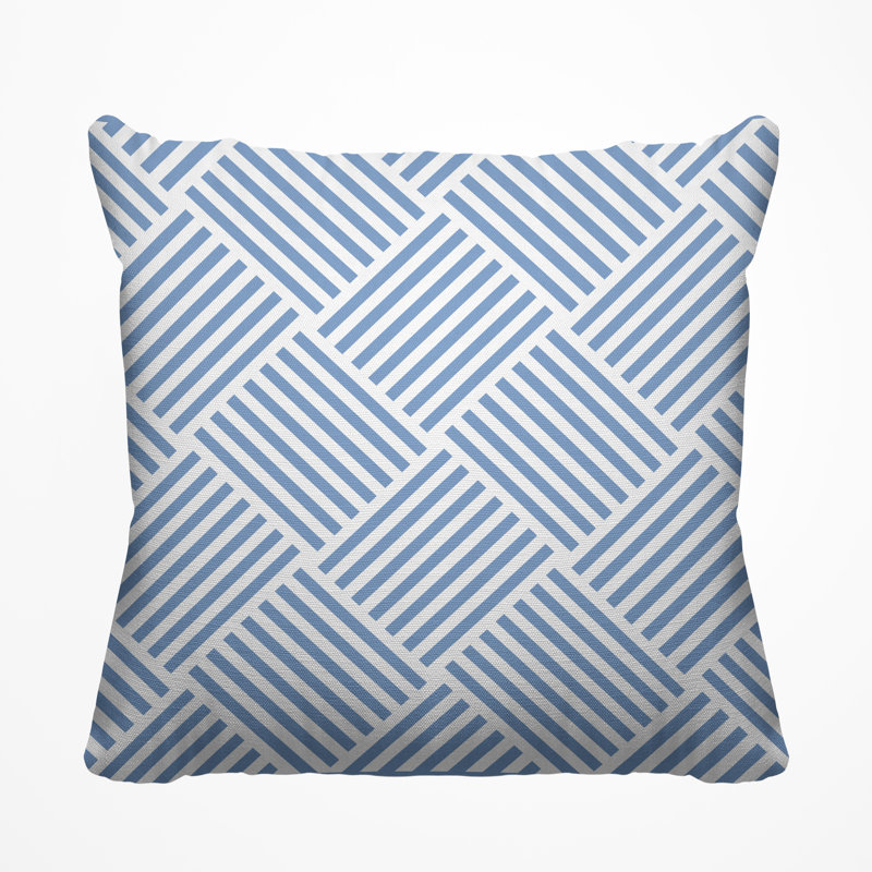 Housse et insert de coussin extérieur Langley, 19 po x l 19 po, Pervenche