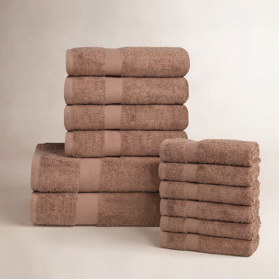 12-Piece Quick-Drying Cotton Towel Set