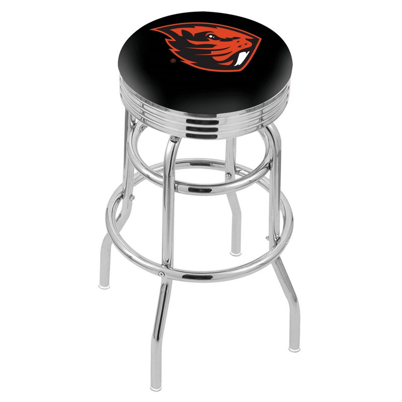 NCAA Bar & Counter Stool, Oregon State Beavers, Counter Stool (25" Seat Height)