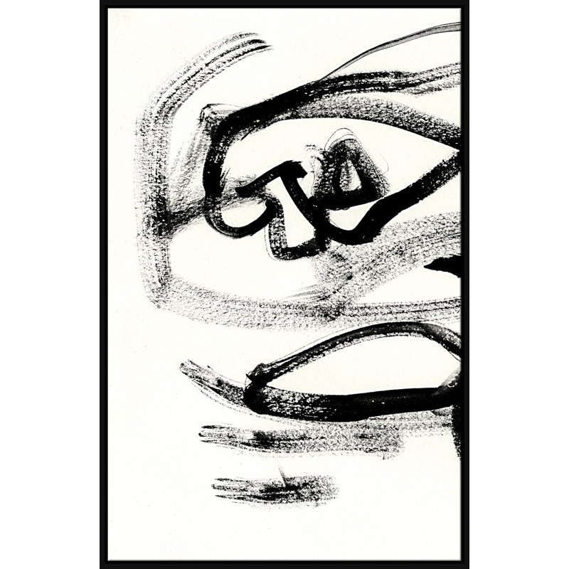 Homage To Kline III Giclee On Canvas by David Phoenix