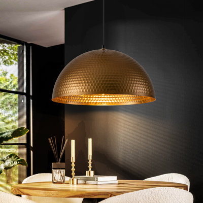 Luminaire suspendu en forme de dôme à 1 lumière Lodi
