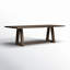 Table de salle à manger à tréteaux Russell