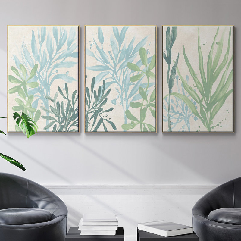 Swaying Seagrass I, H 36 po x l 72 po x P 2 po, Naturel