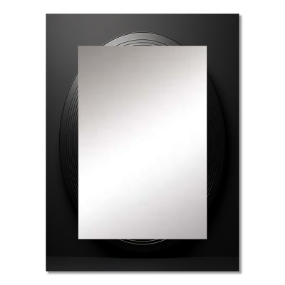 Layd - vinyle noir et doré Serenade II - miroir mural vinyle