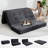 6-Inch Tri-Fold Mattress, Foldable Floor Sofa Bed with High-Density Support Foam & Tufted Design