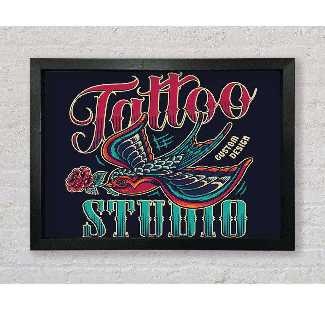 The Awesome Tattoo Studio Gerahmter Druck