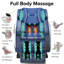 Fauteuil de massage inclinable électrique en similicuir