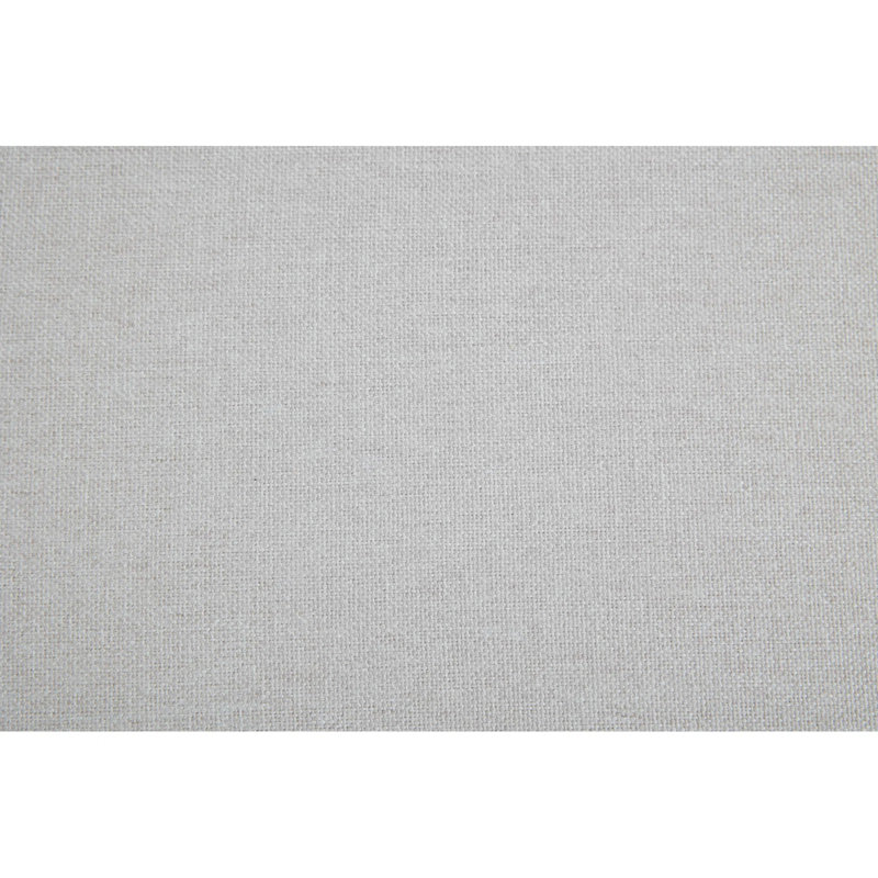 Canapé modulaire rembourré avec deux chaises longues, Lin gris pâle