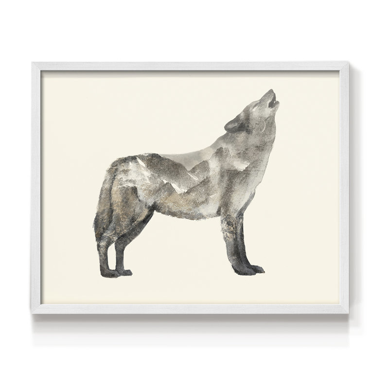 The Wilderness V -Framed Print - Restickable, H 11 po x l 14 po, Blanc