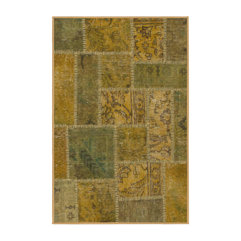 Tapis décoratif multicolore à motif abstrait, Rectangle 6 pi x 9 pi