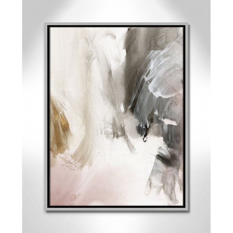 «Stratifié I» par Casa Fine Arts, H 25,5 po x l 19,5 po, Argent