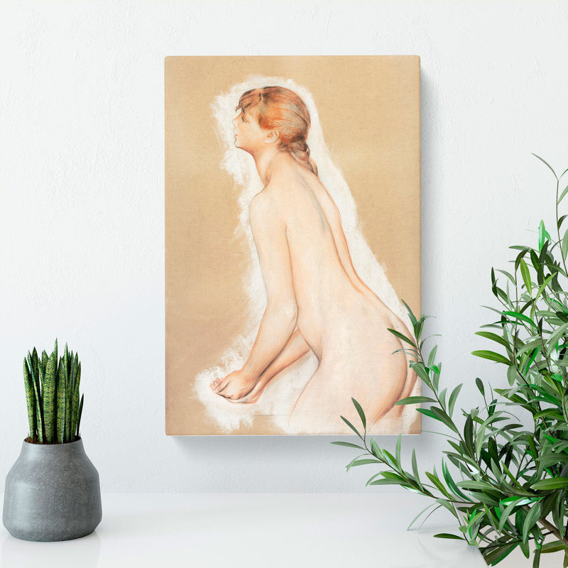 Splashing Figure by Pierre-Auguste Renoir - Wrapped Canvas, 50cm H x 35cm W x 3cm D