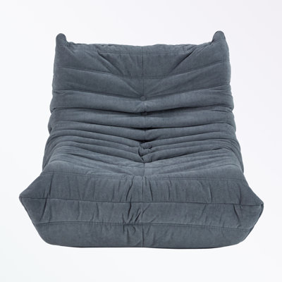 Bean bag Chair with button tufted back