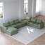 Canapé modulaire en L Corduroy-652739340