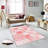 Antibacterial Woven Carpet (3D Digital Print) 4. x 5.9 Feet, 1% Polyester, Pile Height: .3 Inches | PVC Felt Dot Non-Slip Underside, Machine Washable, Perfect for Living Room & Bedroom Decor-1415875614