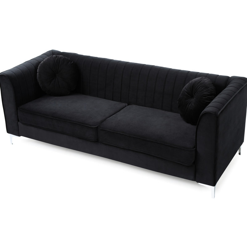 Fauteuil confortable en velours avec coussin, pieds, chaise confortable - banc de style G793a-s Glory Furniture, sièges pratiques