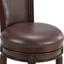 Tabourets de bar rembourrés Elveria avec structure en bois et garniture cloutée-106913300-106913305-106913306