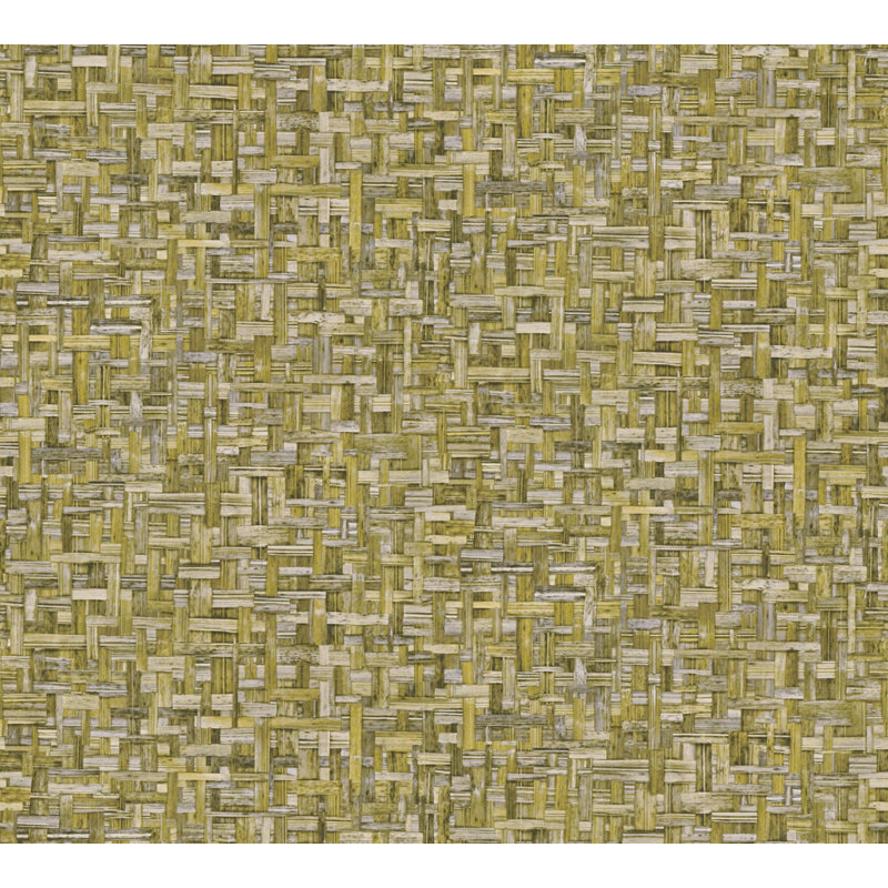 Jungle Chic 10.05m x 53cm Matte Wallpaper Roll, Yellow
