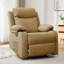 Fauteuil inclinable KORSER, fauteuils inclinables à bascule pour le salon, petits fauteuils inclinables pour les petits espaces, fauteuils inclinables manuels en tissu avec poches latérales-1957689464-1976756343